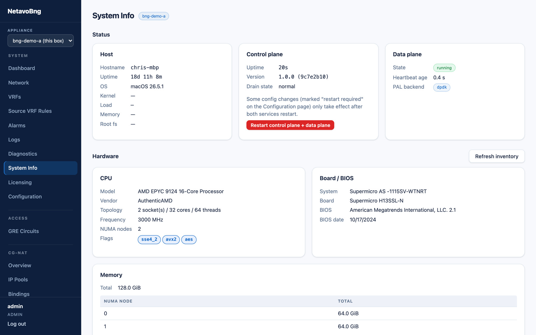 System and hardware inventory in the management portal